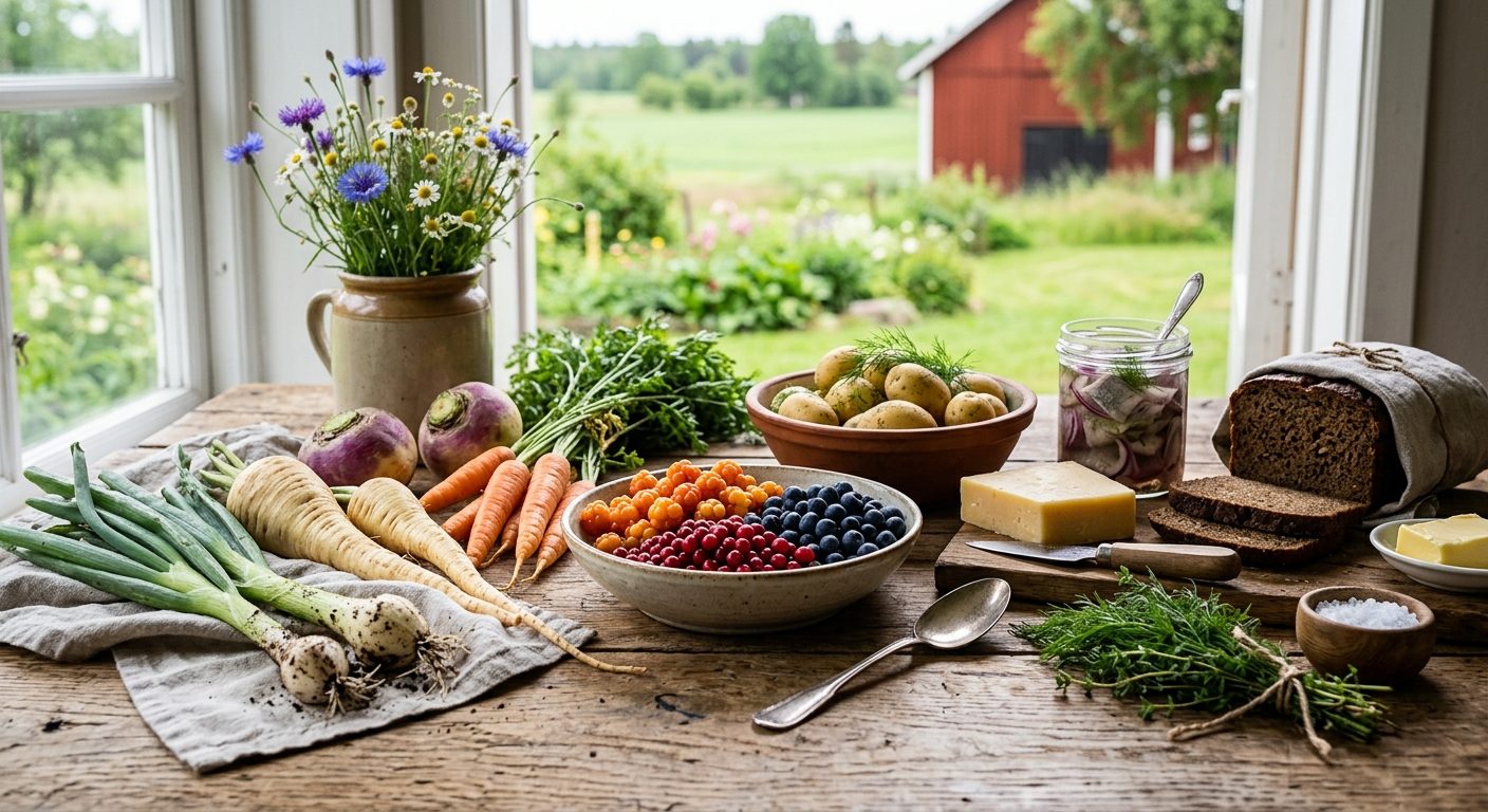Lokala ingredienser: Guide till svenska råvaror