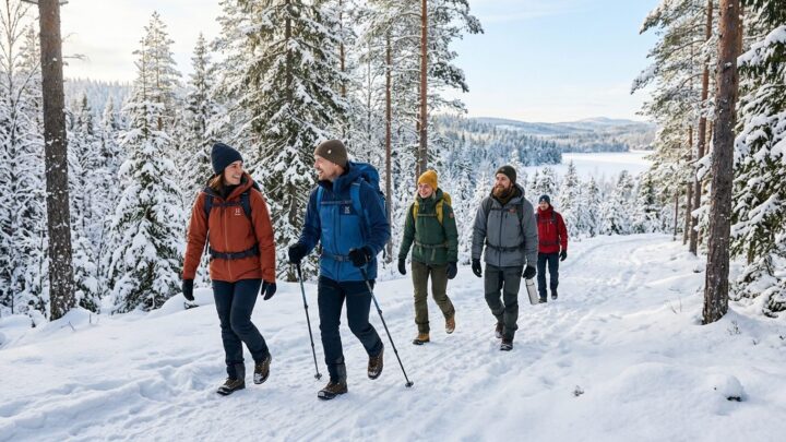Utomhusaktiviteter för aktiv höst och vinter